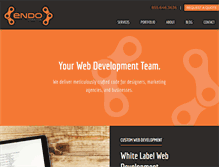 Tablet Screenshot of endocreative.com